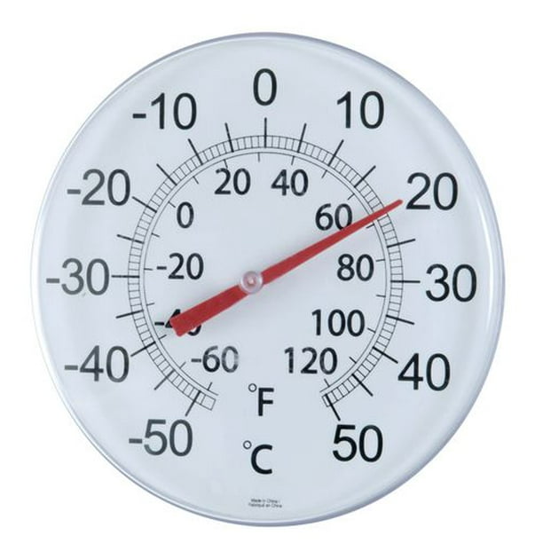 Thermomètre à cadran de 12 po analogique