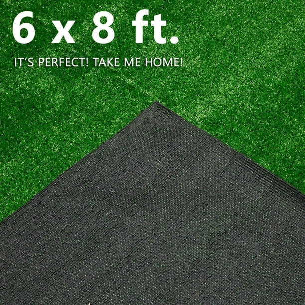 Tapis de gazon artificiel Multy Home 5 x 7 pi vert