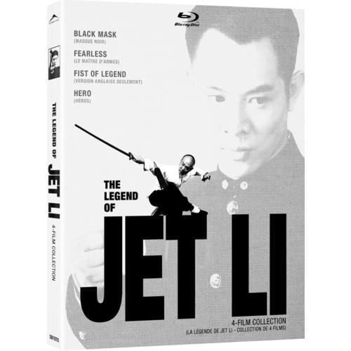 La Légende De Jet Li : Masque Noir / Le Maître D'Armes / Fist Of Legend (en anglais seulement) / Héros (Blu-ray) (Bilingue)