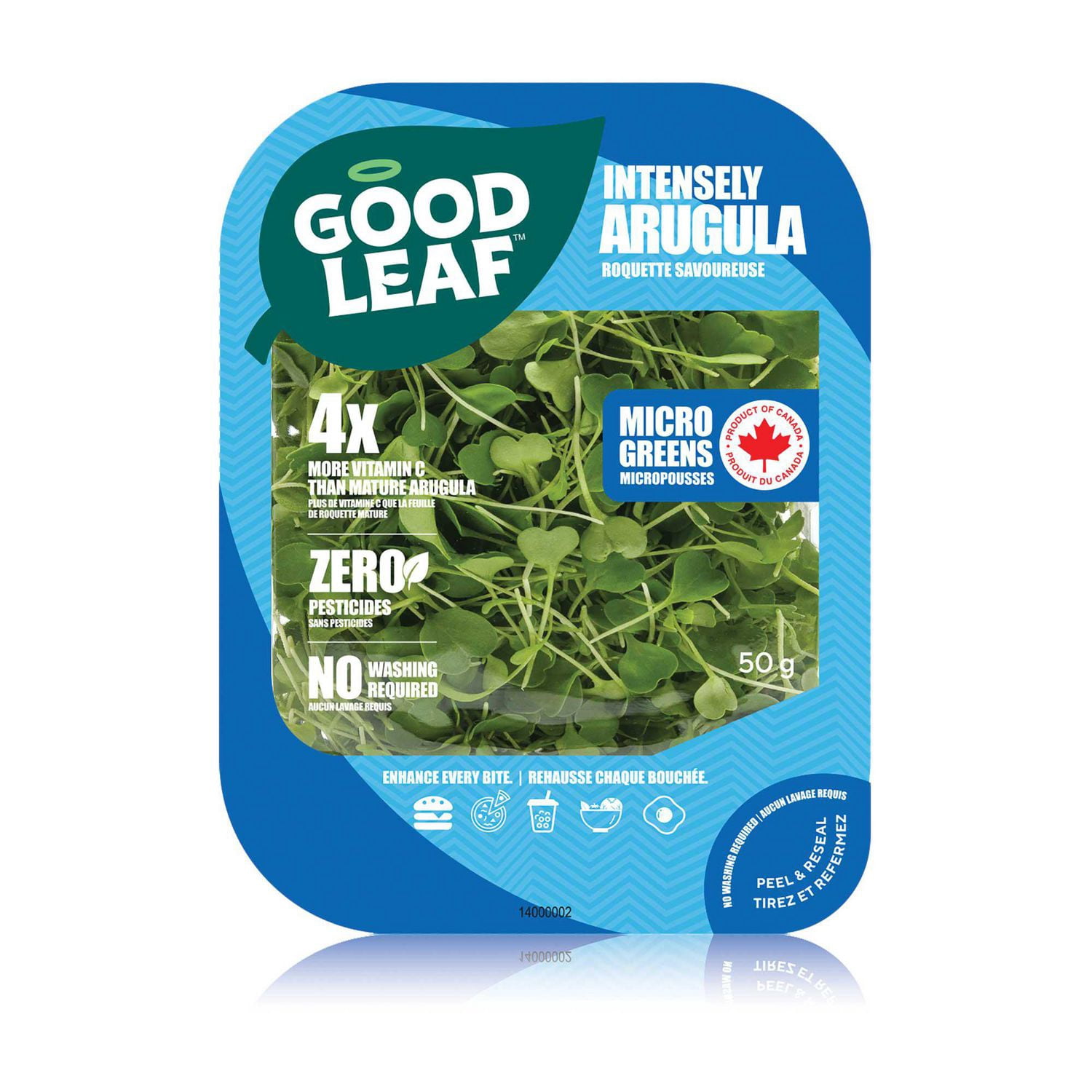 Intensely Arugula Mircogreens, Peppery micros, 4x Vitamin C*