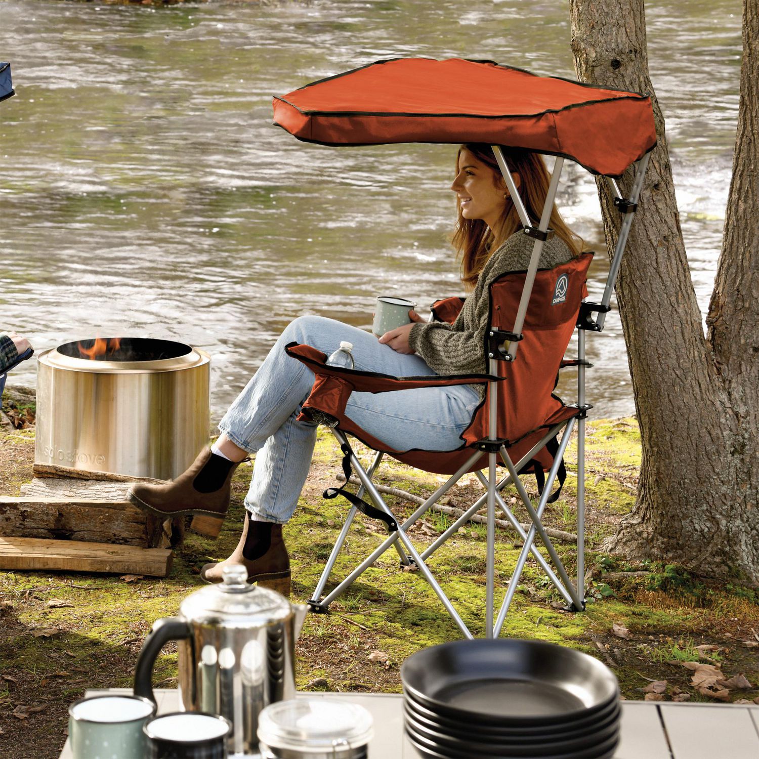 Canopy best sale chair walmart