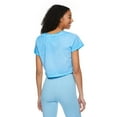 thumbnail image 3 of No Boundaries Women's Boxy V-Neckline Tee, 3 of 6