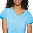thumbnail image 4 of No Boundaries Women's Boxy V-Neckline Tee, 4 of 6