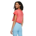 thumbnail image 3 of No Boundaries Women's Boxy V-Neckline Tee, 3 of 6