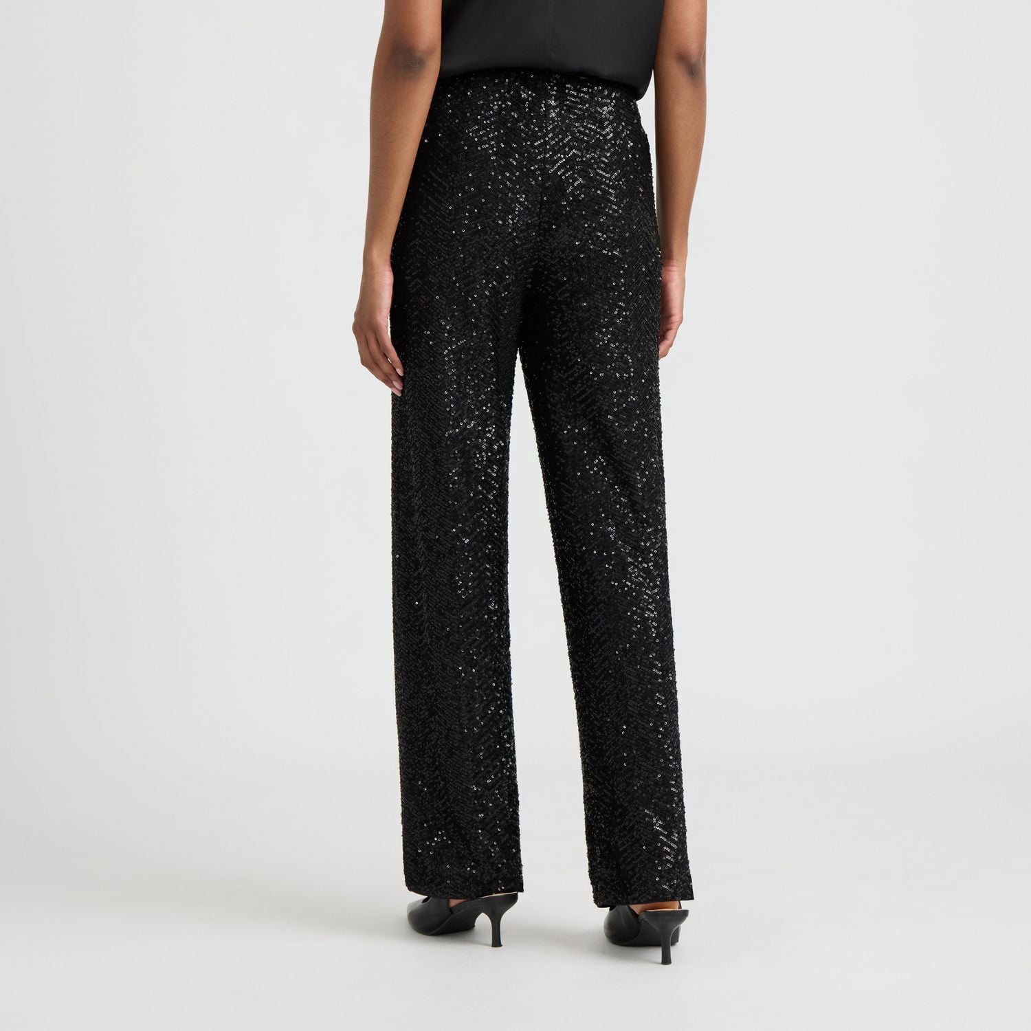 Mexx Women’s Sequin Straight Leg Pant