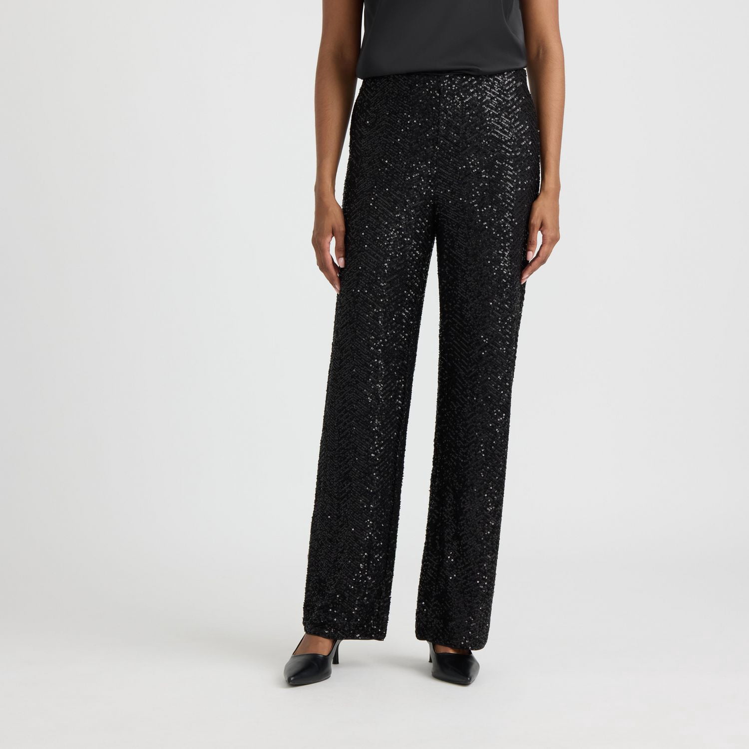 Mexx Women’s Sequin Straight Leg Pant