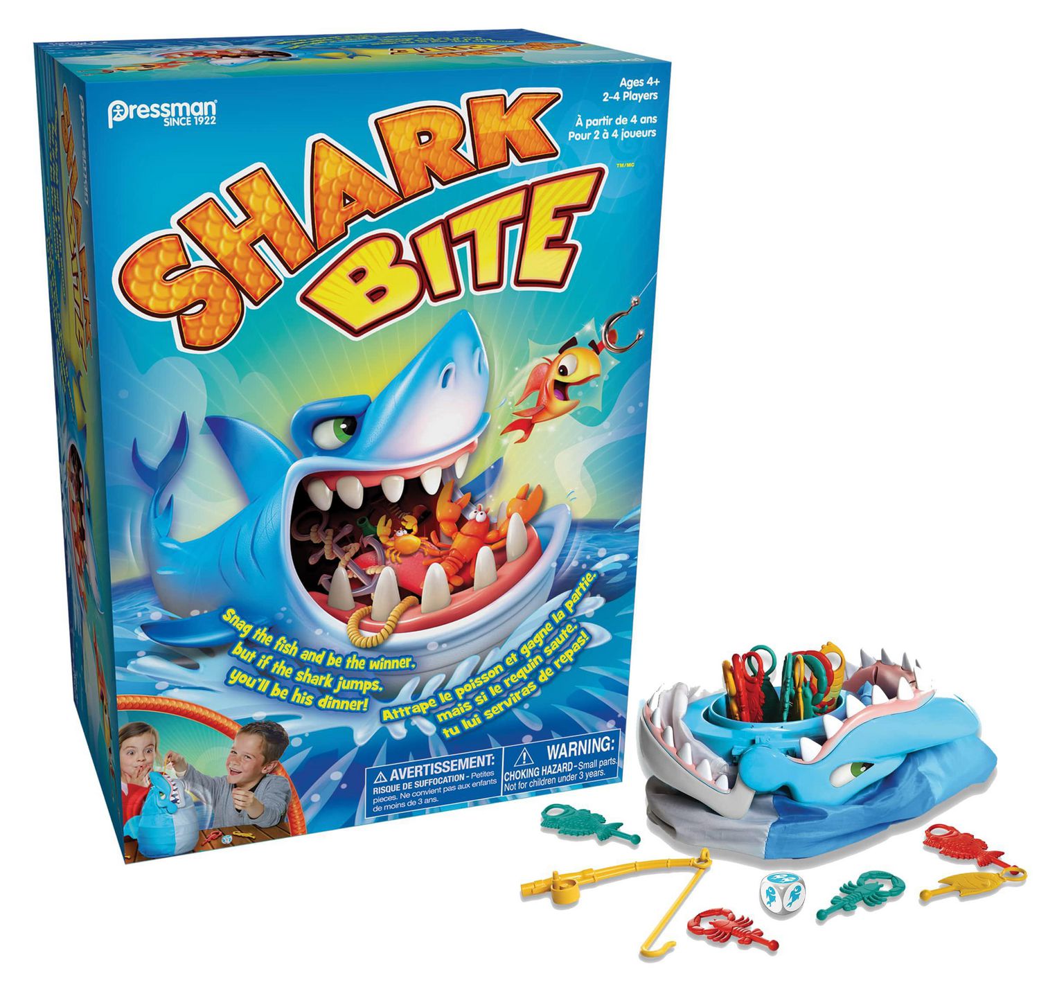 Pressman: Shark Bite Game, Snag the FishBe the Winner! 