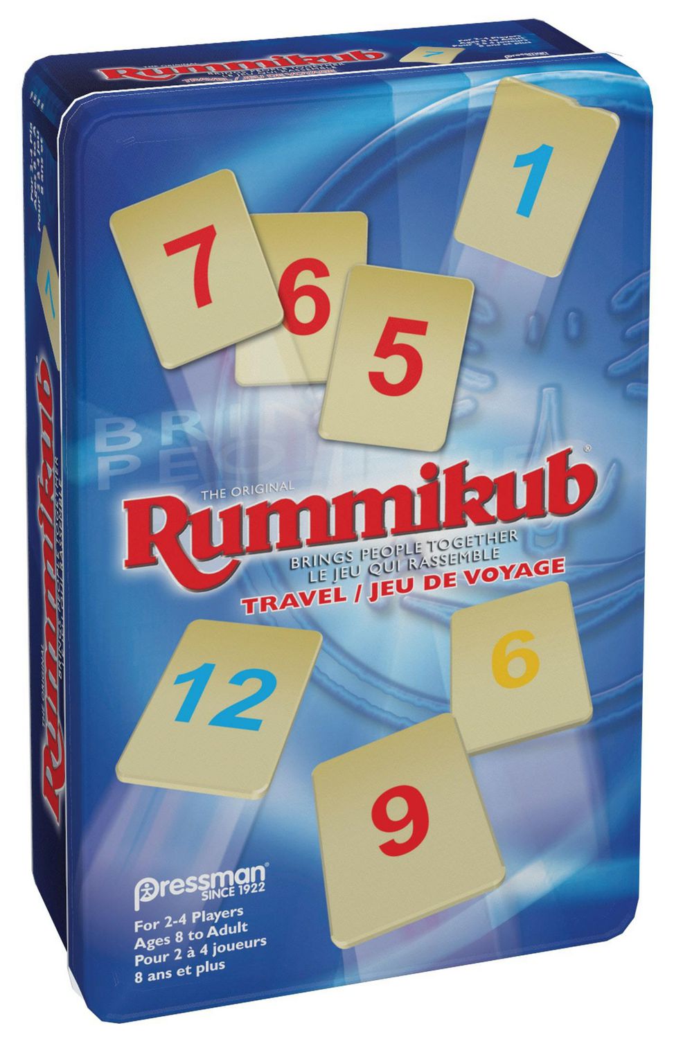 Rummikub Travel voyage chiffres - Boîte métal Goliath Jeu