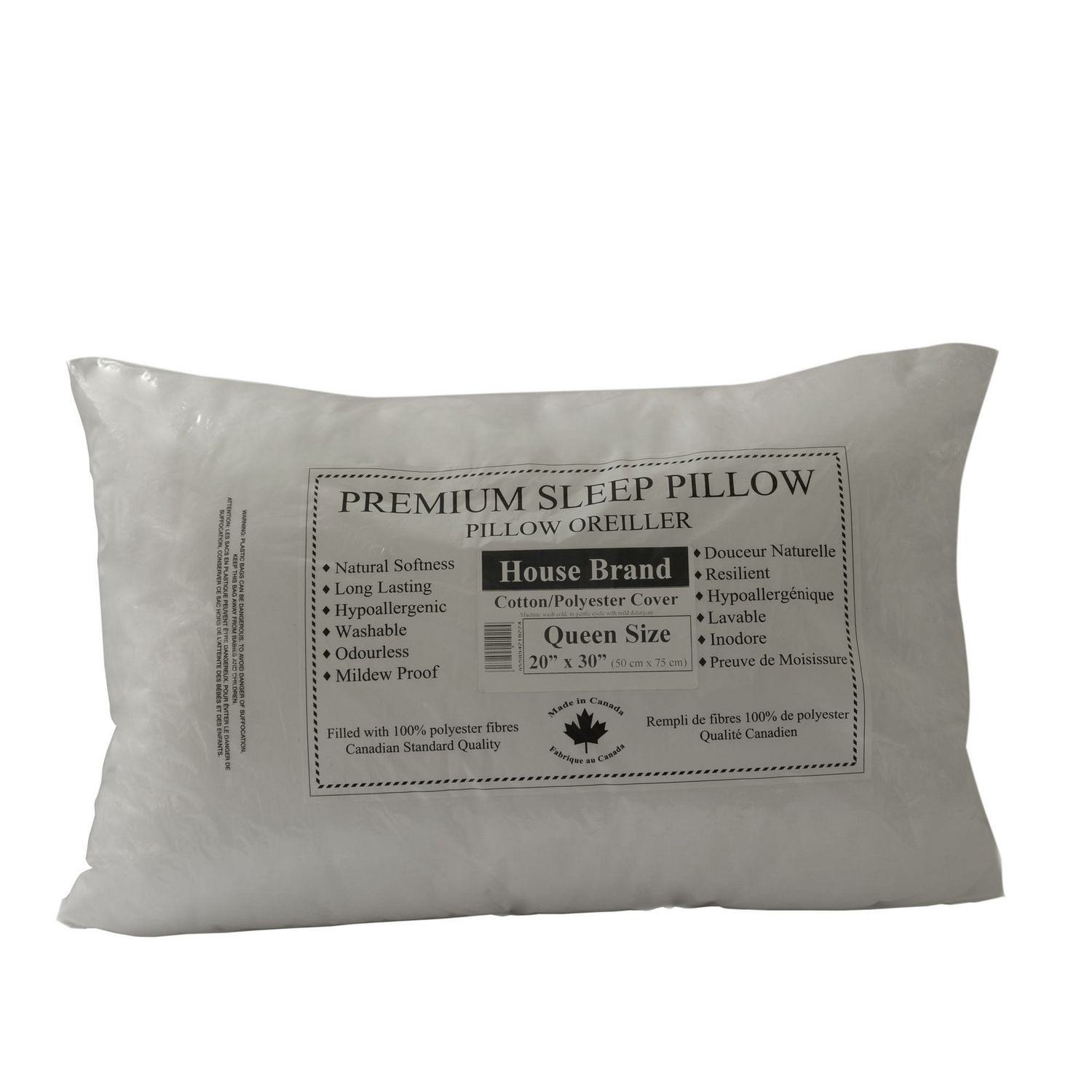 Hometex Fabric Cover Bed Pillow Walmart Canada