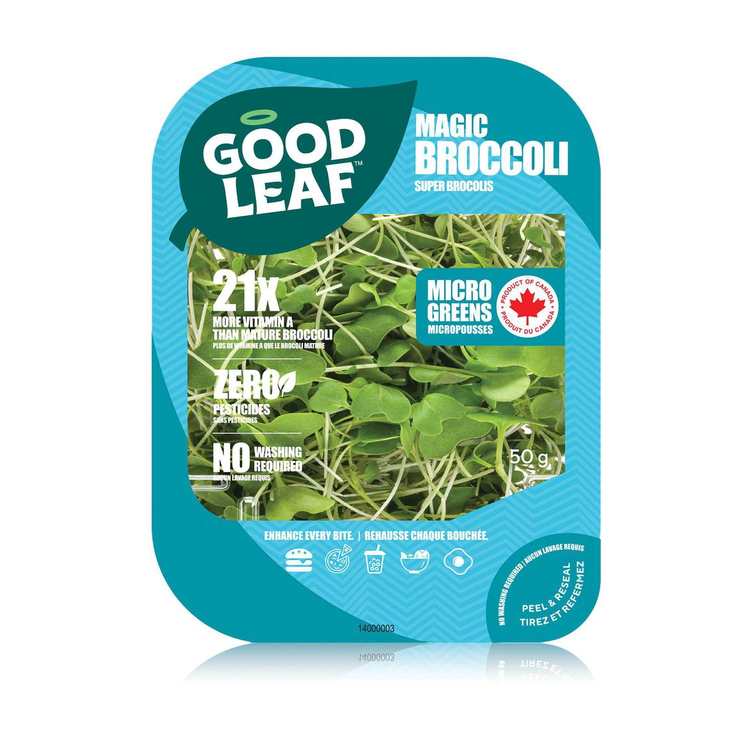 MAGIC BROCCOLI MICROGREENS, Sweet broccoli micros, 21x A*