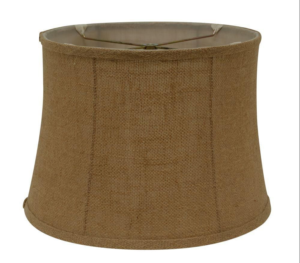 burlap lamp shade drum