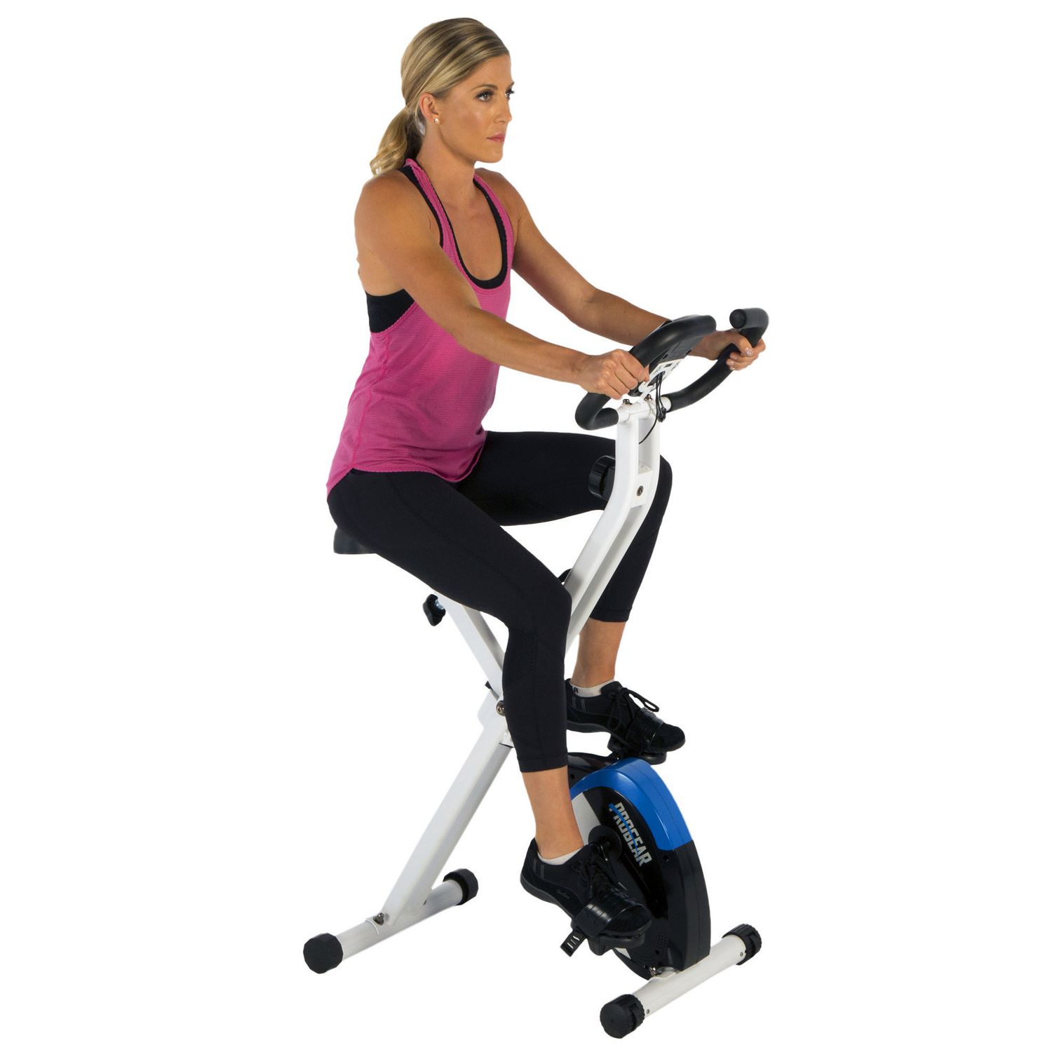 ProGear 225 Foldable Magnetic Upright Bike with Heart Pulse