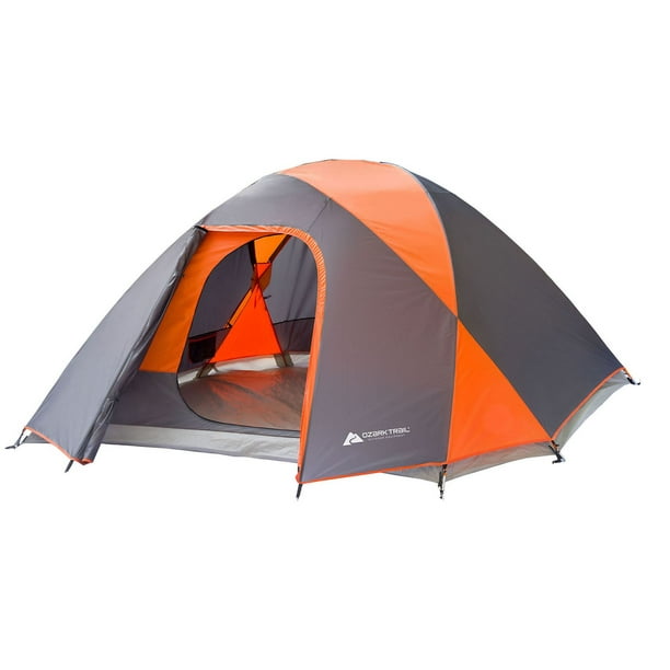 Tente en dôme Ozark Trail pour 5 personnes avec double-toit à couverture complète