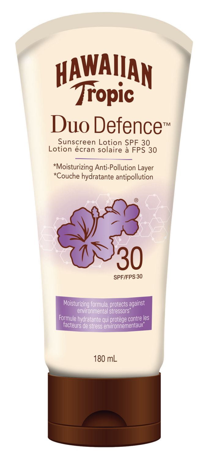 Hawaiian Tropic Duo Defence Everyday Sunscreen Lotion, Moisturizing