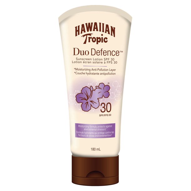 Hawaiian Tropic Duo Defence Everyday Sunscreen Lotion, Moisturizing