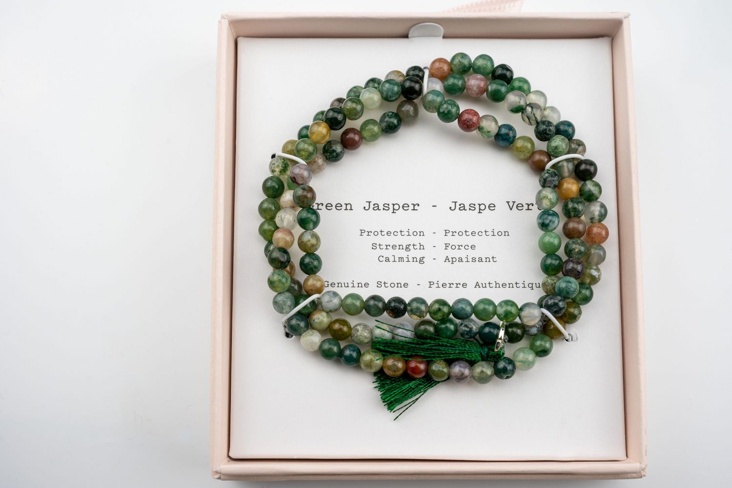 Luxury Designs Healing Stone Jasper bead wrap bracelet - Walmart.ca