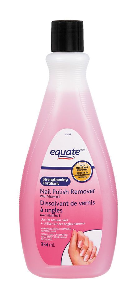 Equate Strengthening Nail Polish Remover With Vitamin E Walmart Canada