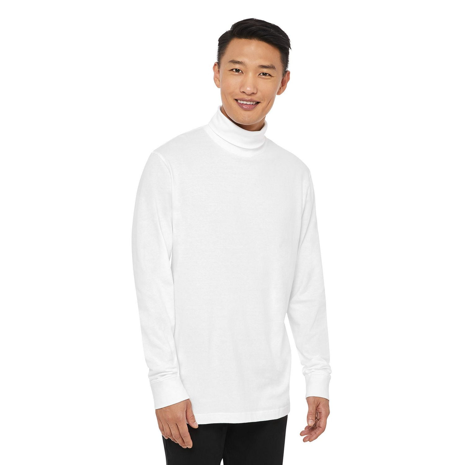 Remember the Moment White Cable Knit Turtleneck Sweater