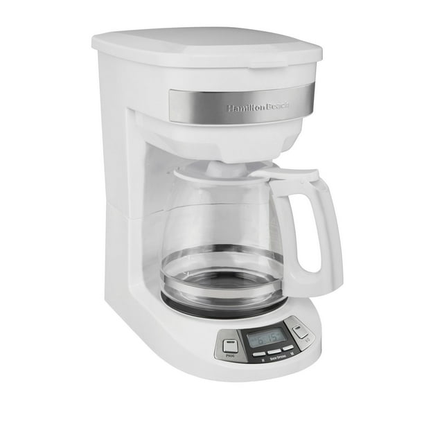 Mr. Coffee® 5-Cup Programmable Coffee Maker, 25 oz. Mini Brew, Brew Now or  Later, with Water Filtration and Nylon Filter