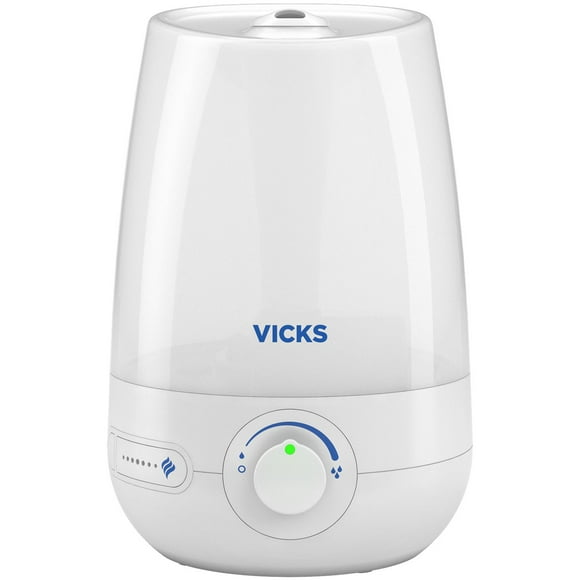 Vicks VUL545C FilterFree Ultrasonic Cool Mist Humidifier, Visible Cool Mist