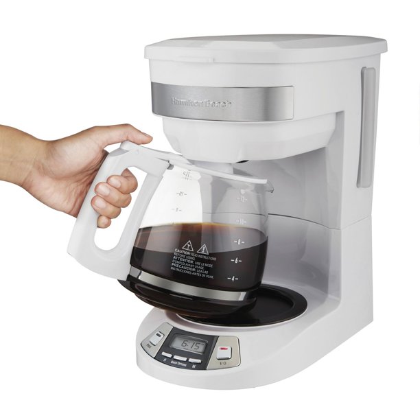 Mr. Coffee® 5-Cup Programmable Coffee Maker, 25 oz. Mini Brew, Brew Now or  Later, with Water Filtration and Nylon Filter