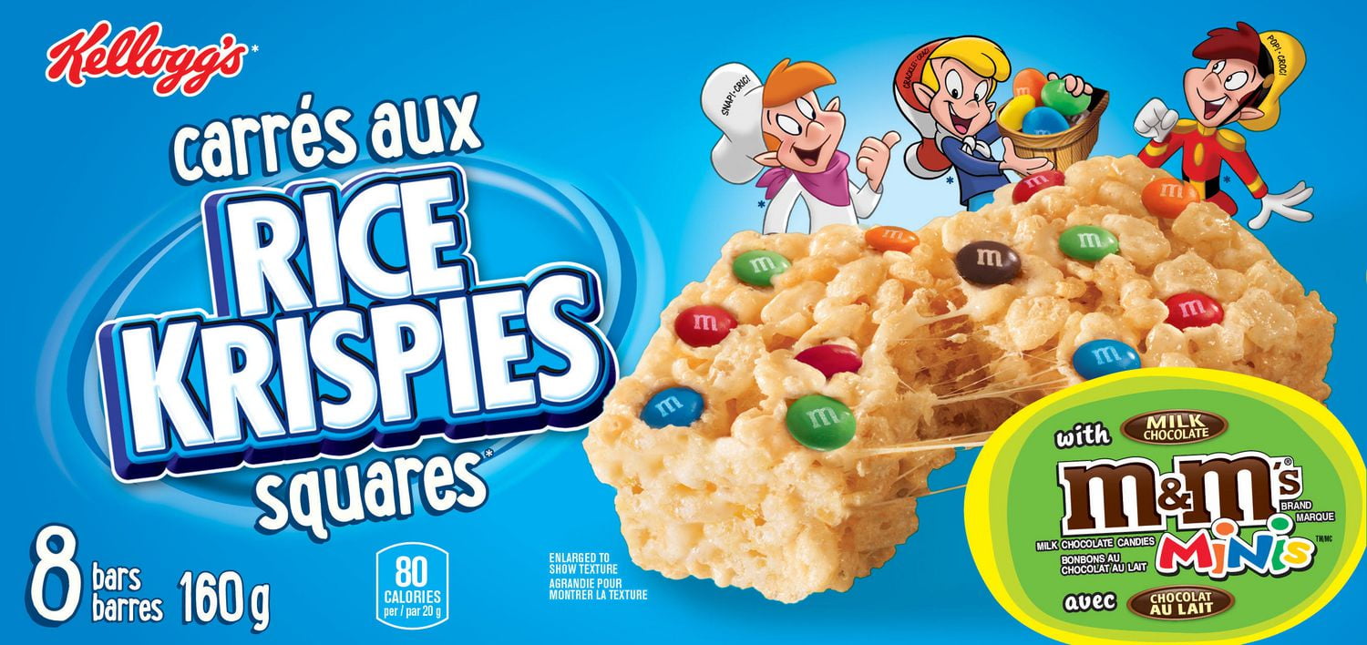 rice krispies treats with m&ms
