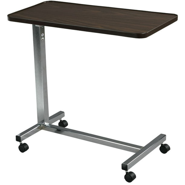 HOMCOM Table de lit/fauteuil - table roulante - hauteur réglable
