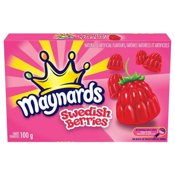 Friandise gélifiée Maynards Swedish Berries, 100 g 100g