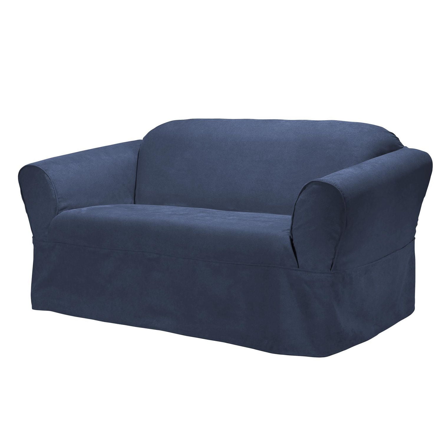 Sure Fit Bruce Suede Wrap Style Loveseat Slipcover Walmart Canada