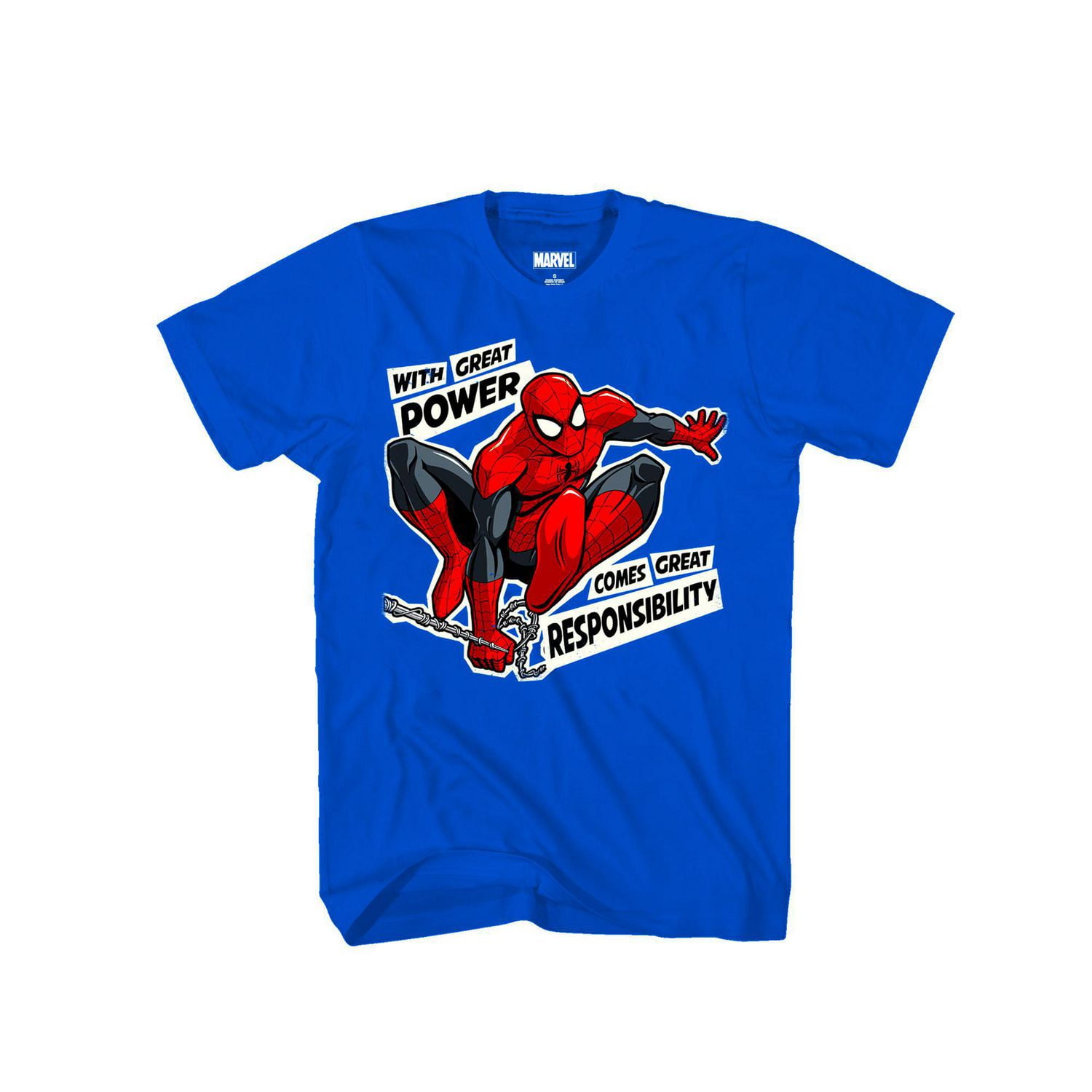 Boy's Marvel Spiderman Rock The Web T-Shirt