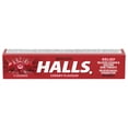 thumbnail image 1 of HALLS Cherry Flavour Cough Drops, Throat Lozenges, Sore Throat Relief, Mentho-Lyptus, 1 of 8