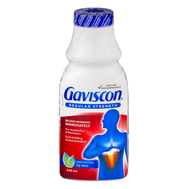 Gaviscon Regular Strength Soothing Icy Mint Liquid