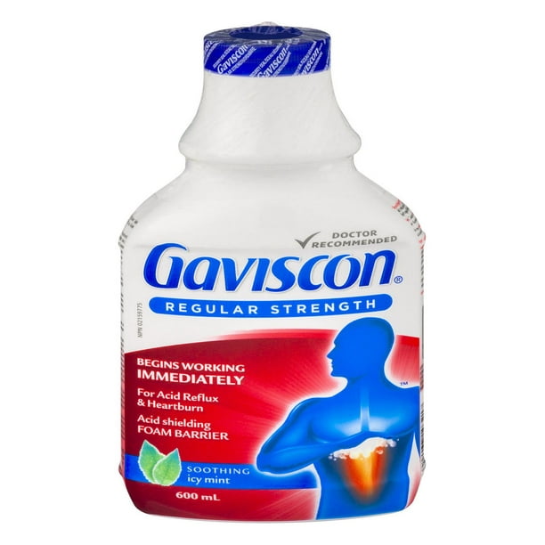 Liquide apaisant extra fort Gaviscon à la menthe glacée