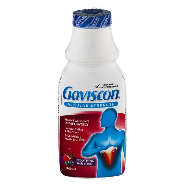 Liquide apaisant aromatisé aux fruits Gaviscon