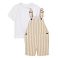 thumbnail image 1 of George Toddler Boys' Shortall 2-Piece Set, 1 of 2