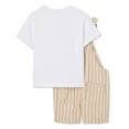 thumbnail image 2 of George Toddler Boys' Shortall 2-Piece Set, 2 of 2