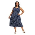 thumbnail image 1 of Iyla Women's Plus Smocked Maxi Dress, 1 of 6