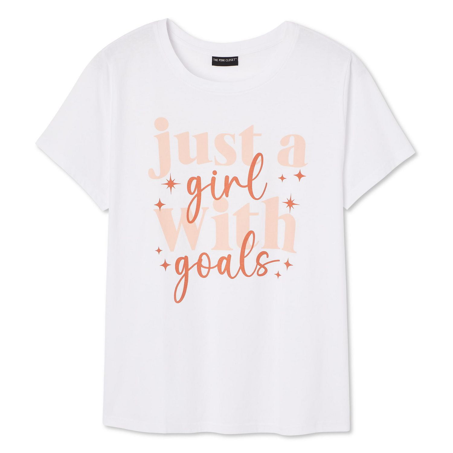 The Pink Closet Women's Plus Crew Neckline Tee