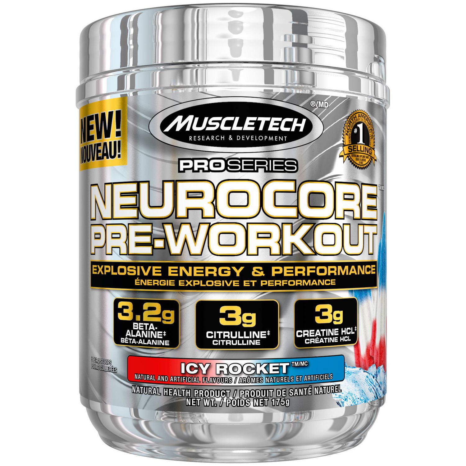 MuscleTech PRO Series Neurocore Icy Rocket pre Workout