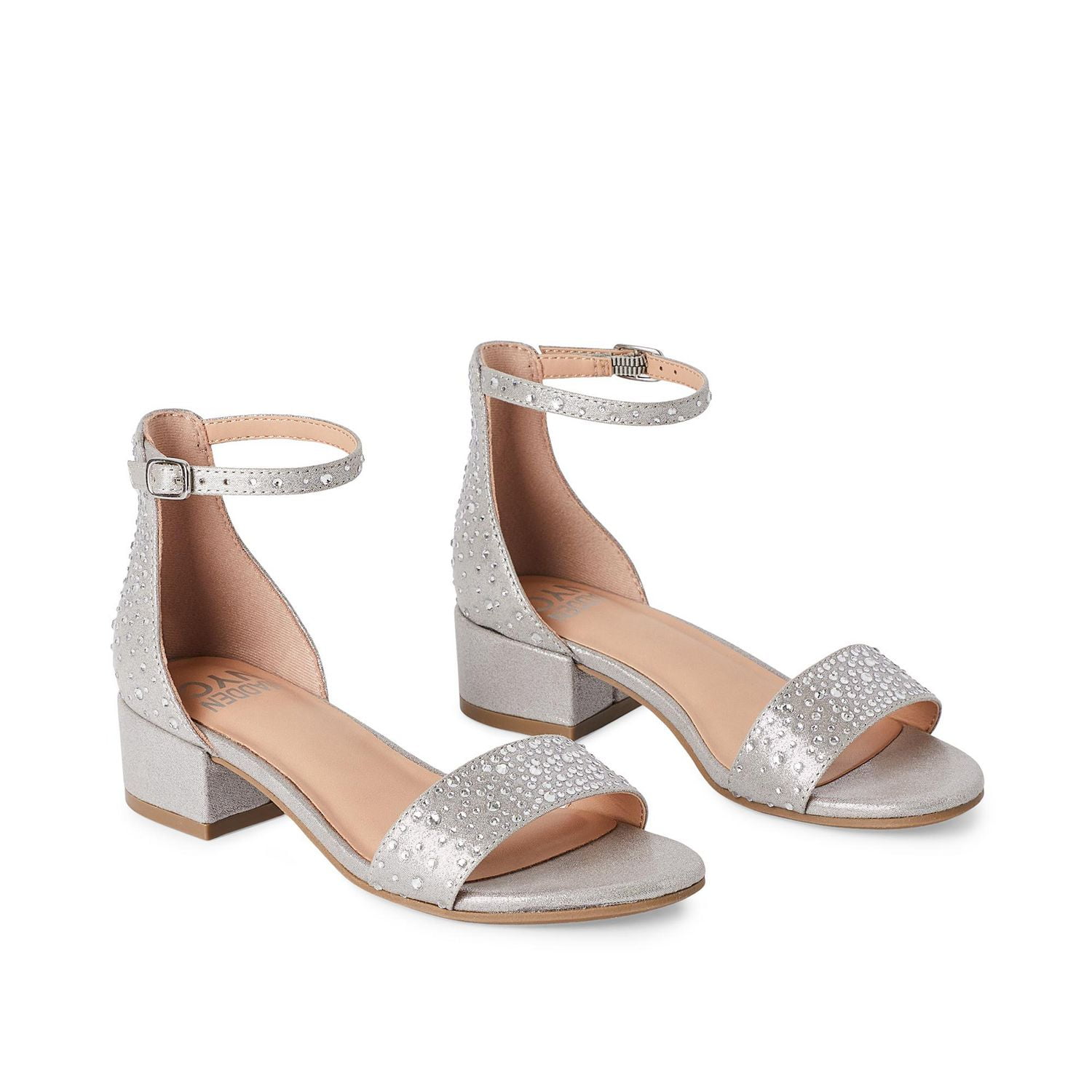 Madden NYC Girls' Dress Sandals, Wide Width Sizes 13-4