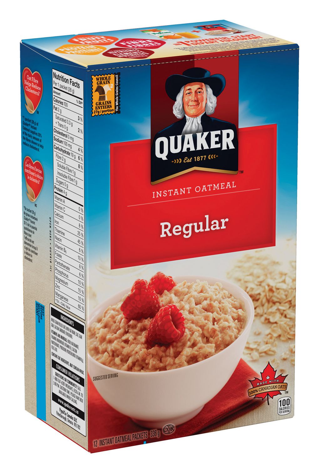 Quaker Regular Instant Oatmeal  Walmart Canada
