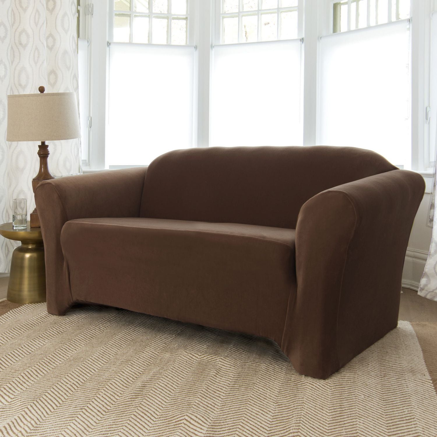 Sure Fit Stretch Velvet Sofa Slipcover Walmart Canada