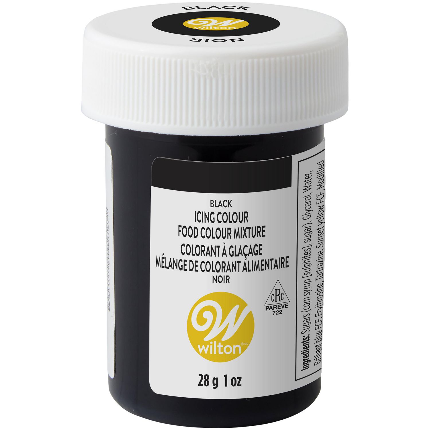 Colorant alimentaire en gel 30 g – Noir - O'SugarArt