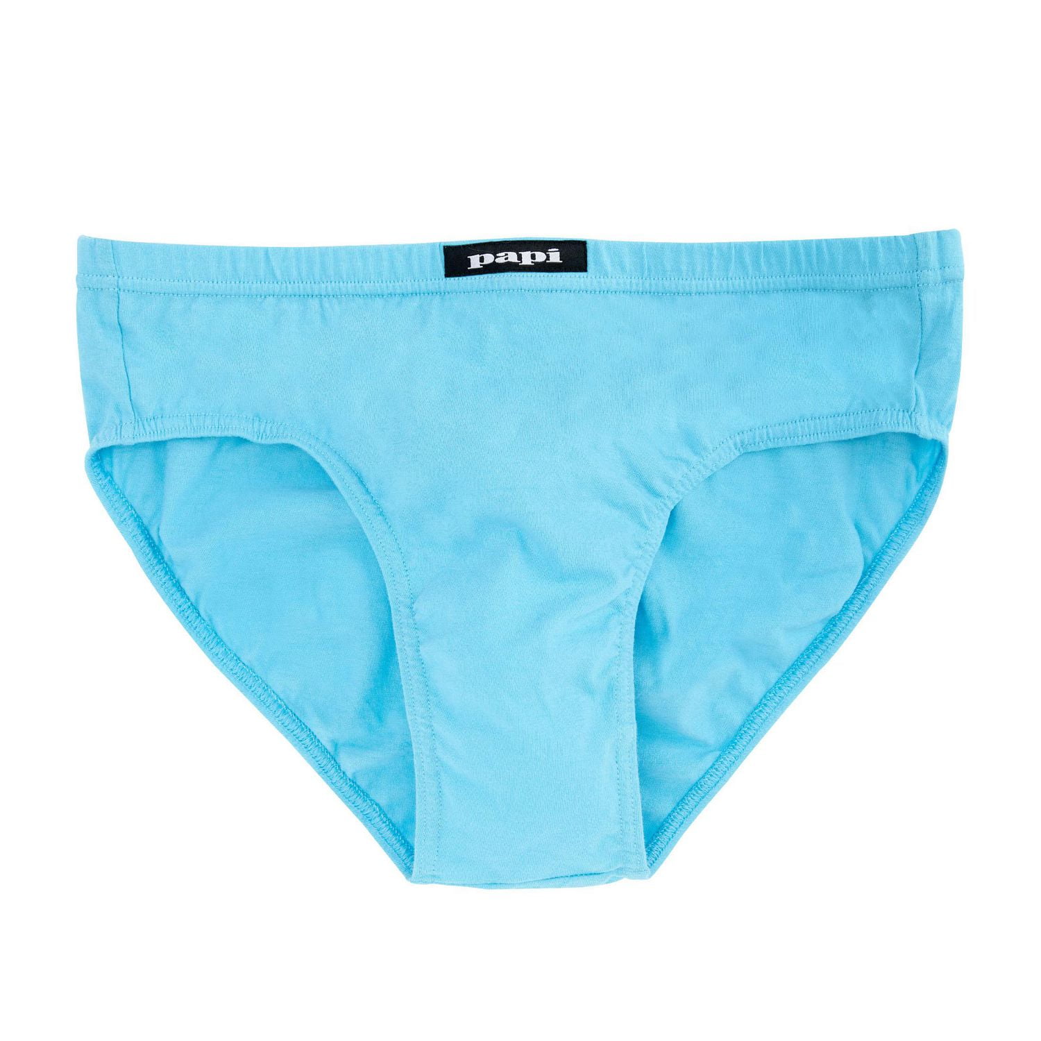 PAPI Men's Premium Cotton Low-Rise Briefs, 6 Pack