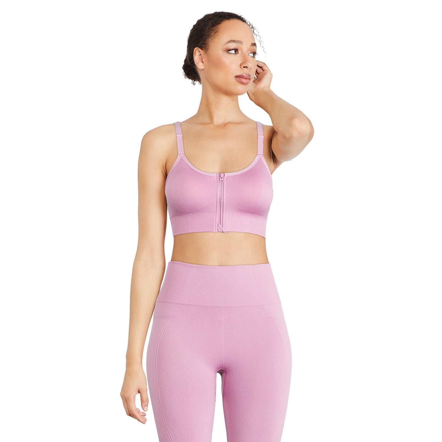 Soutien-gorge zippé Athletic Works pour femmes