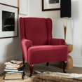 thumbnail image 1 of Housse extensible pour fauteuil à oreilles de Sure Fit en velours, 1 of 1