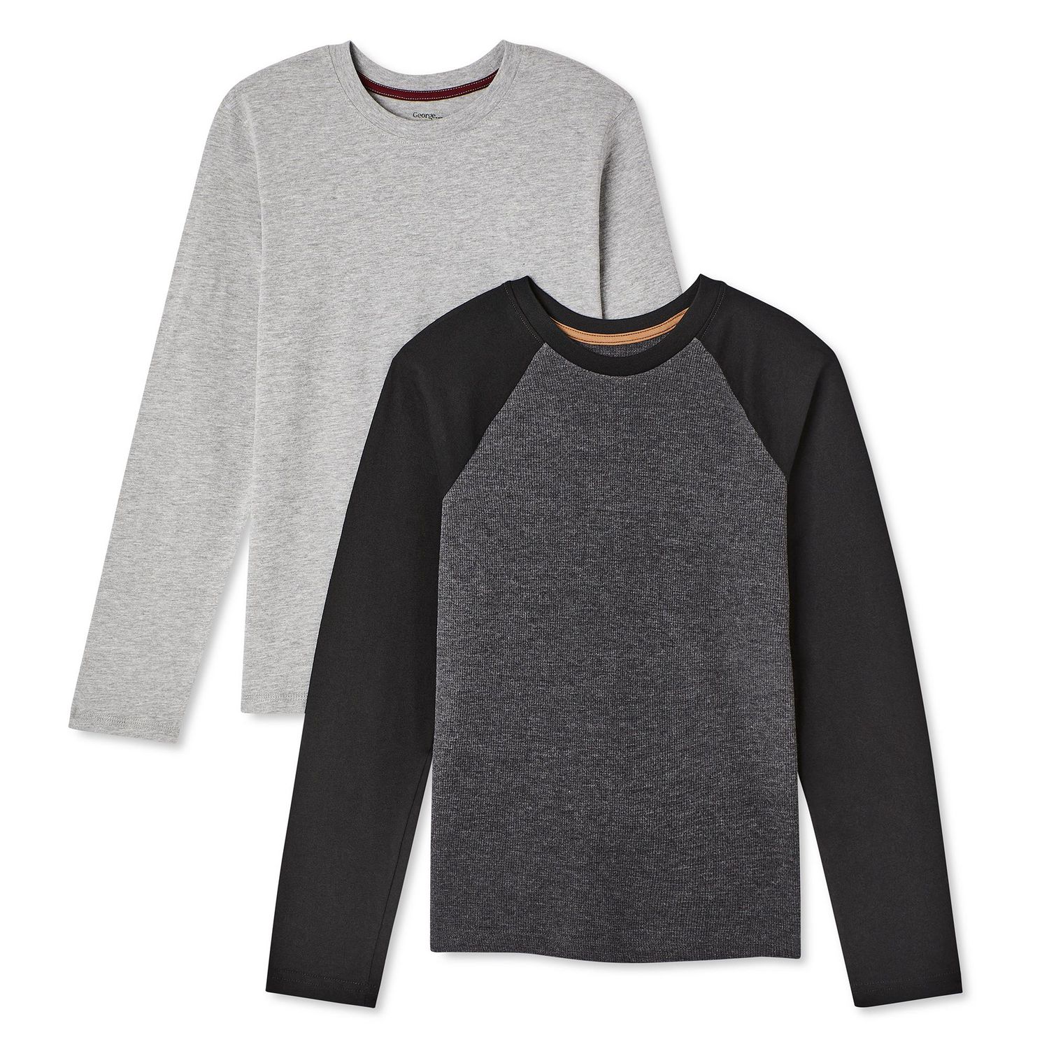 George Boys' Long Sleeve Tee 2-Pack