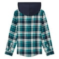 thumbnail image 2 of George Boys' Plaid Flannel Shirt, 2 of 2