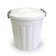 Mistral® 24L Poubelle tout usage Blanc Capacité de 24 litres – image 1 sur 2