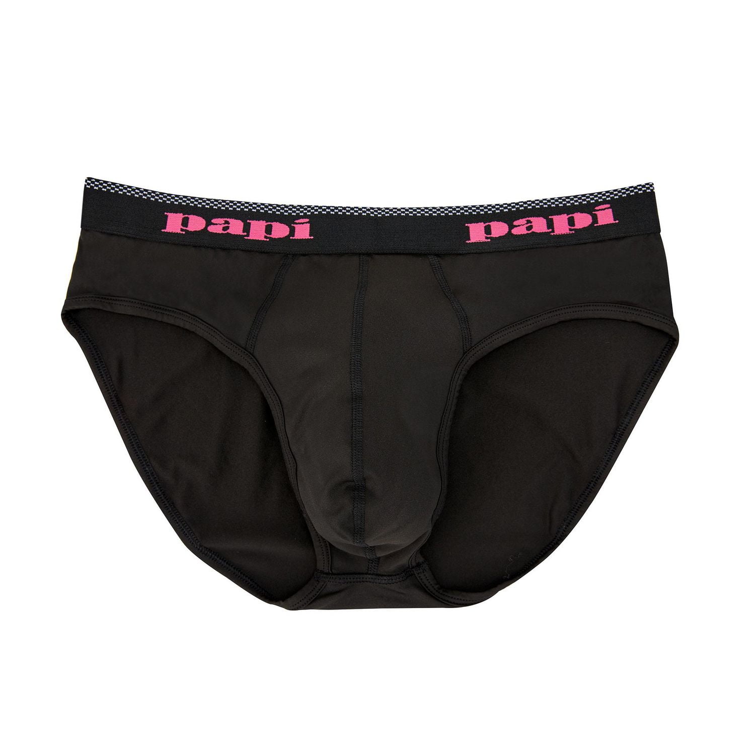 PAPI Men's Microfiber Low-Rise Briefs, Pack of 5